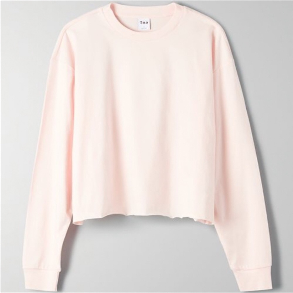 Aritzia TNA Agden T-shirt- Pink- Size XS